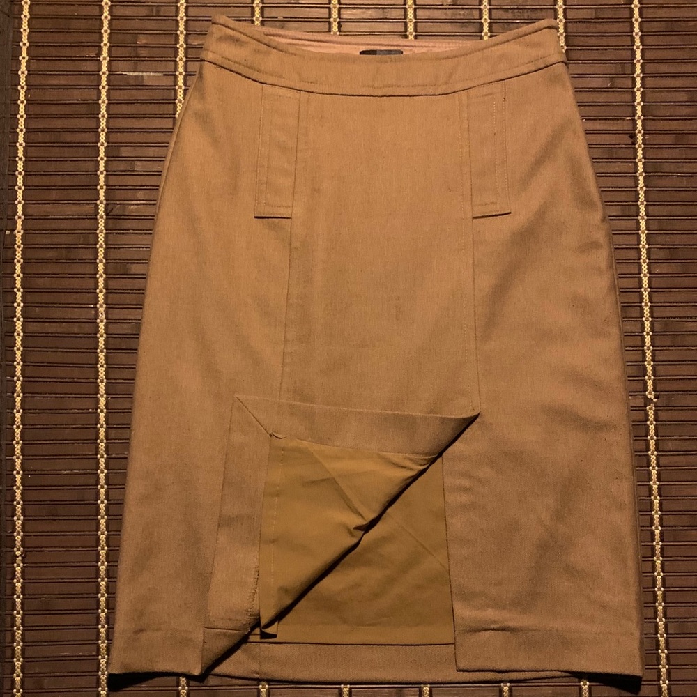 Vintage-Style Military Inspo Pencil Skirt